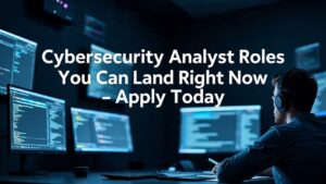 Cybersecurity Analyst Roles You Can Land Right Now – Apply Today
